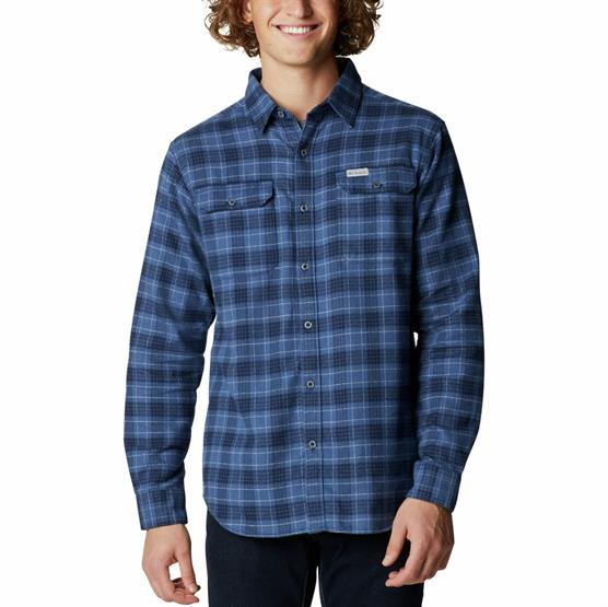 Columbia Flare Gun Utility L S Shirt Mens  Night Tide Tart