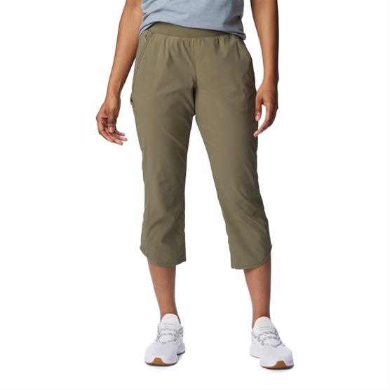 Columbia Leslie Falls Capri Womens  Stone Green