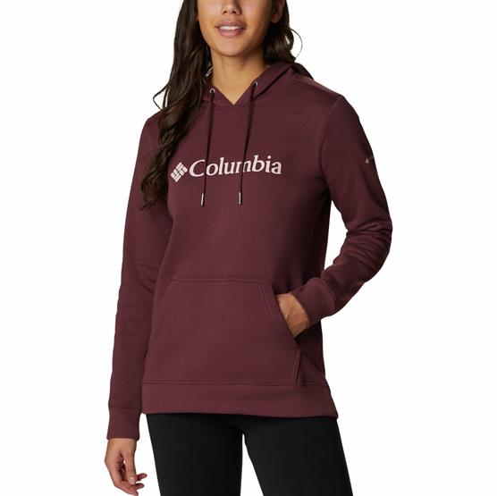 Columbia Logo Hoodie Womens  Malbec