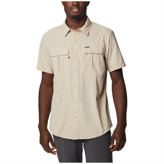 Columbia Newton Ridge Ii Ss Shirt Mens  Ancient Fossil