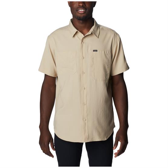 Columbia Silver Ridge Utility Ss Shirt Mens  Ancient Fossil