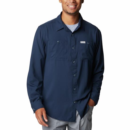 Columbia Utilizer Wowen Long Sleeve Mens  Collegiate Navy