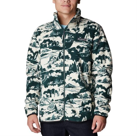 Columbia Winter Pass Full Zip Mens  Spruce Roasted Print