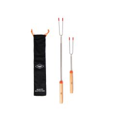 Gentlemen S Hardware Telescoping Roasting Forks - Bålgaffel