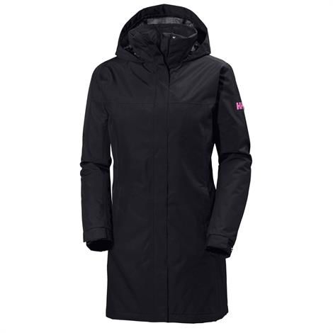 Helly Hansen Womens Aden Long Insulated  Graphite Blue