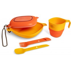 Uco Mess Kit  6 Pc  Retro Sunrise - Service
