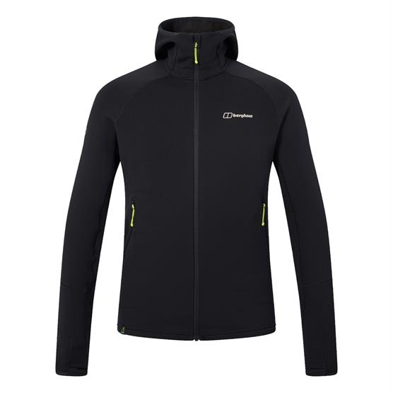 Berghaus Mens Kinetic Powerstretch Hoody  Black   Black