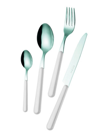 Bestiksæt  Brezza  16 Dele Hvid