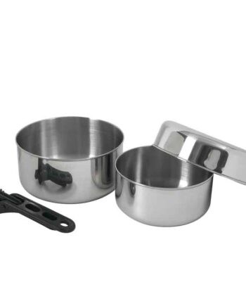 Biwak   Rustfrit Kogesæt For  -  Personer