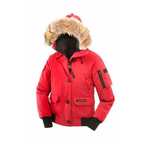 Canada Goose Ladies Chilliwack Bomber  Red