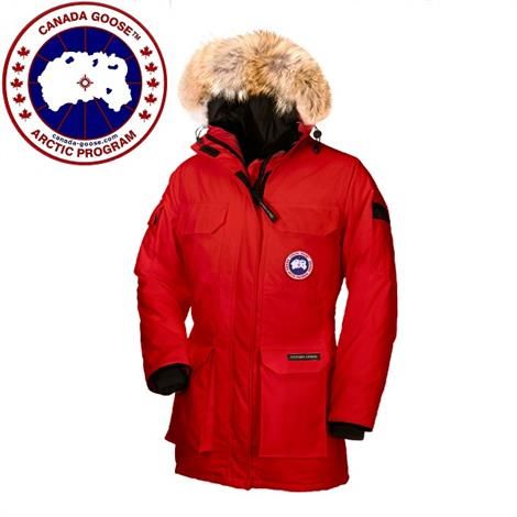 Canada Goose Ladies Expedition Parka  Red