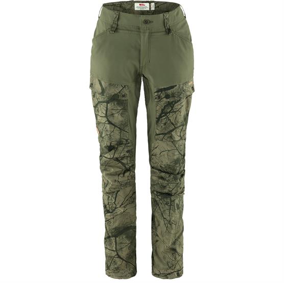 Fjällräven Keb Curved Trousers Womens  Green Camo