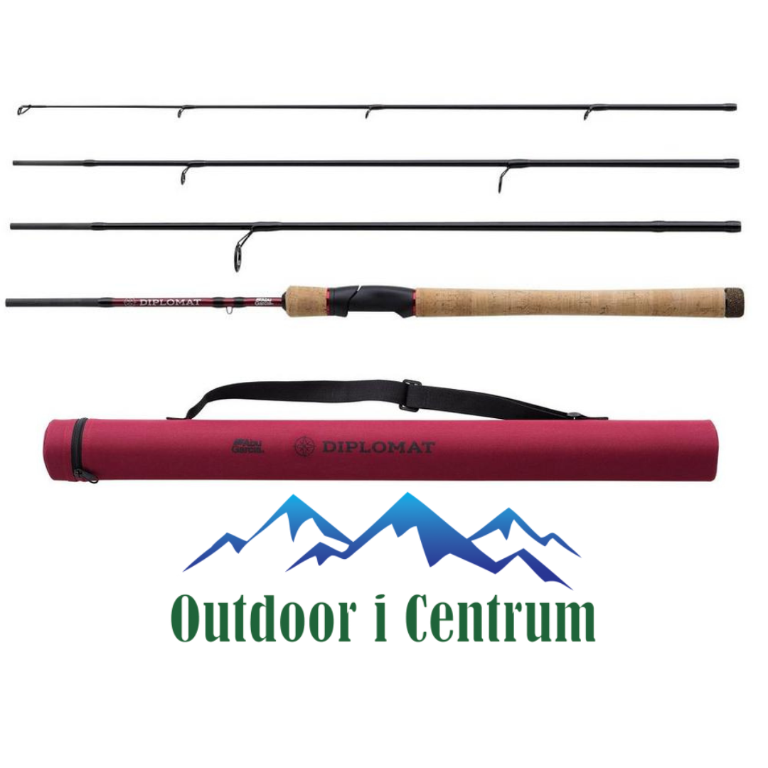 Abu Diplomt V2  Spinnestang Incl Transportrør Diplomat V2 1005m 12-32g   Delt