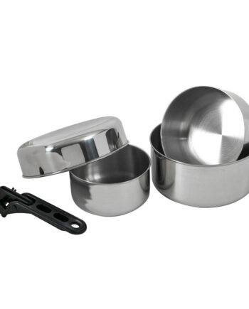 Biwak   Rustfrit Kogesæt For  -  Personer