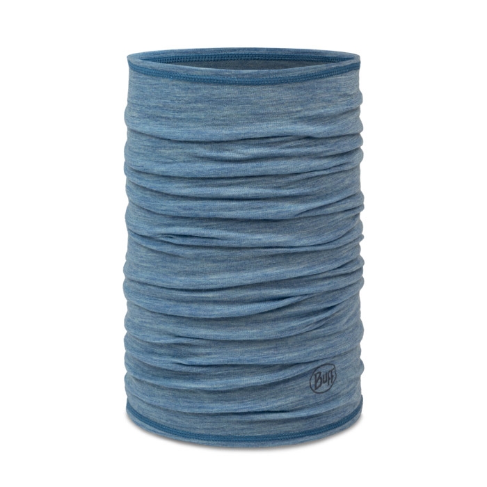 Buff Lightweight Merino Wool Halsedisse-lake Blue Buff Og Lign