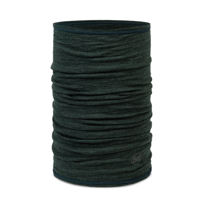 Buff Lightweight Merino Wool Halsedisse-multistripes Forest Buff Og Lign