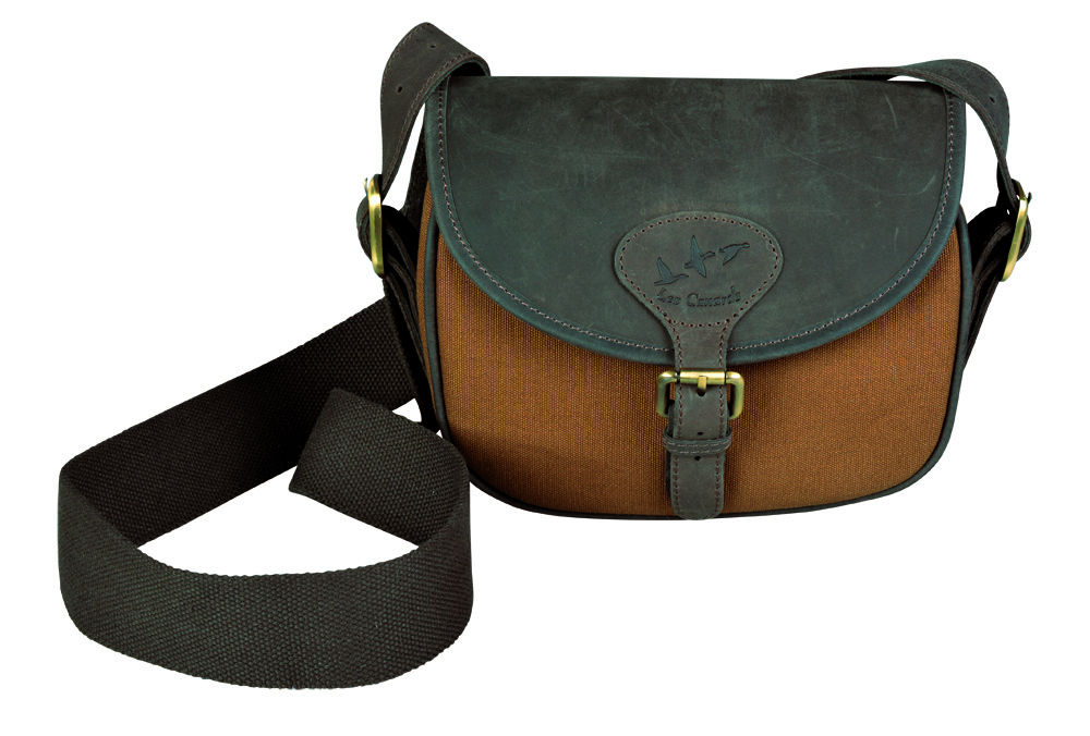 Canards Patrontaske   Canvas Læder