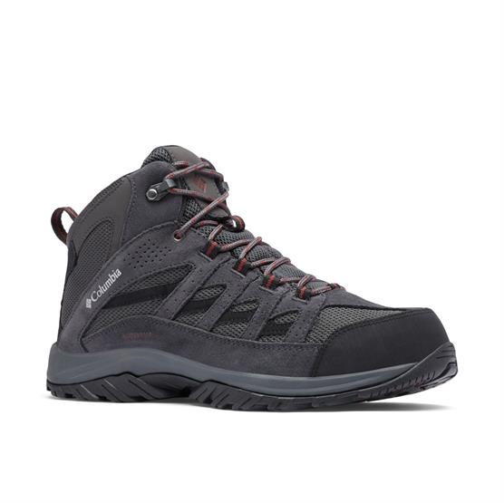 Columbia Crestwood Mid Waterproof Mens  Dark Grey   Deep Rust