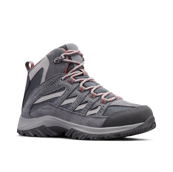 Columbia Crestwood Mid Waterproof Womens  Graphite   Daredevil