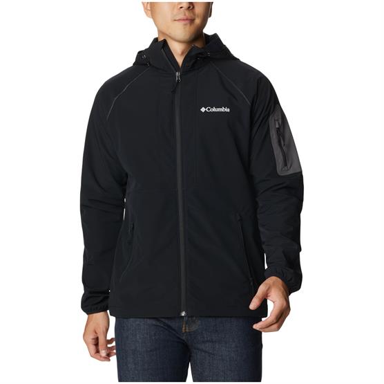 Columbia Tall Heights Hooded Softshell Mens  Black