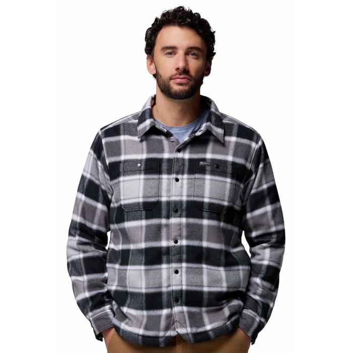 Columbia Windwardâ  Ii Shirt Jacket Black Trapper Windowpane