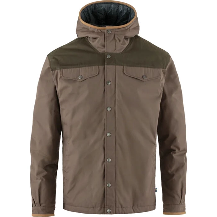 Fjällräven Greenland No    Down Jacket Herre   Mænd-suede Brown     Olive-   Jakker