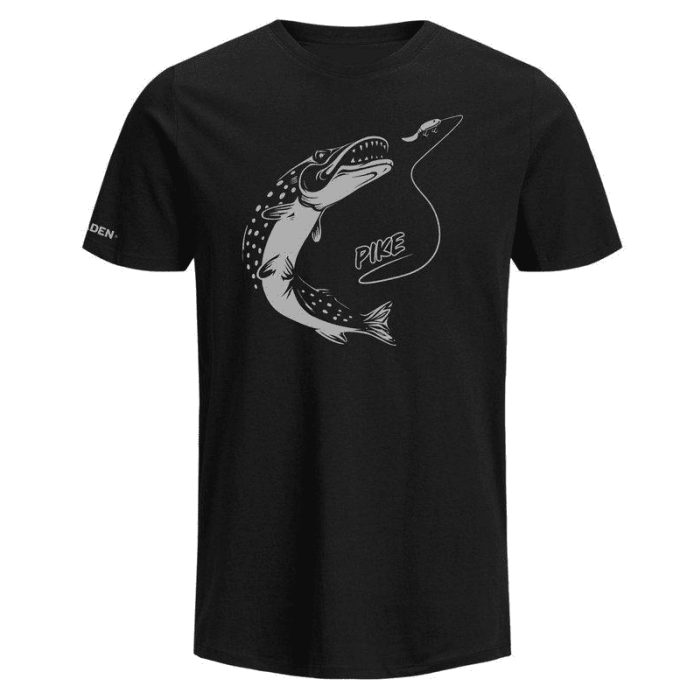 Fladen Fighting Pike  -shirt Sort