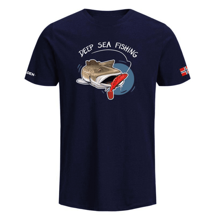 Fladen Hungry Cod  -shirt Blå