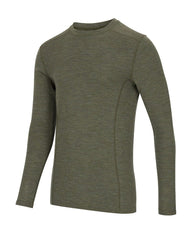 Hoggs Of Fife 100  Merino Wool Crew Neck Base Layer Long Sleeve