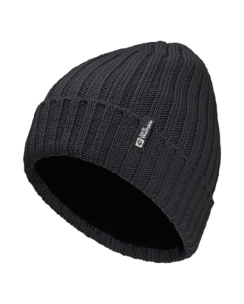 Hue Jack Wolfskin Rib Knit Beanie Sort