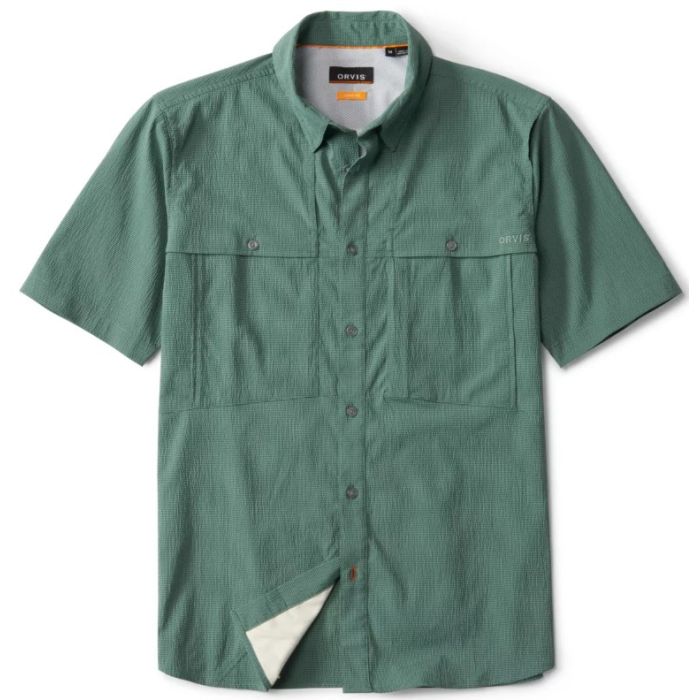 Orvis Open Air Caster Solid Ss Skjorte Peack Aloe