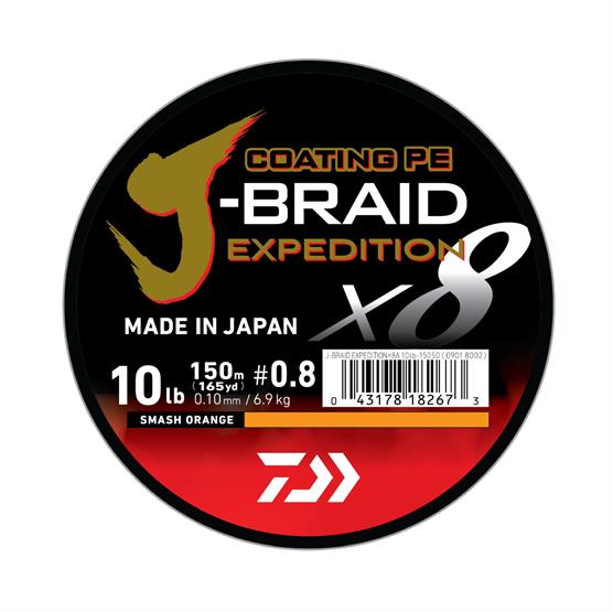 Daiwa  -braid Expedition  Orange   06 Mm