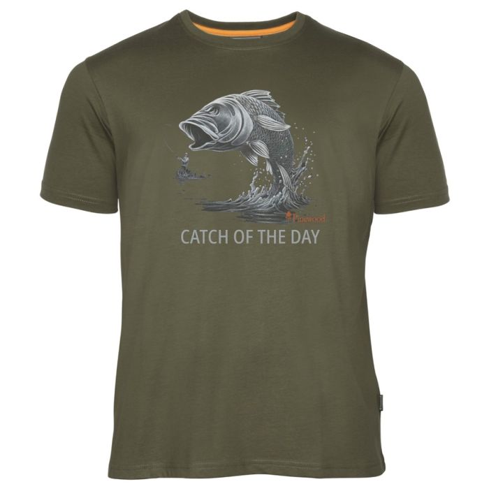 Pinewood Fish  -shirt Olive