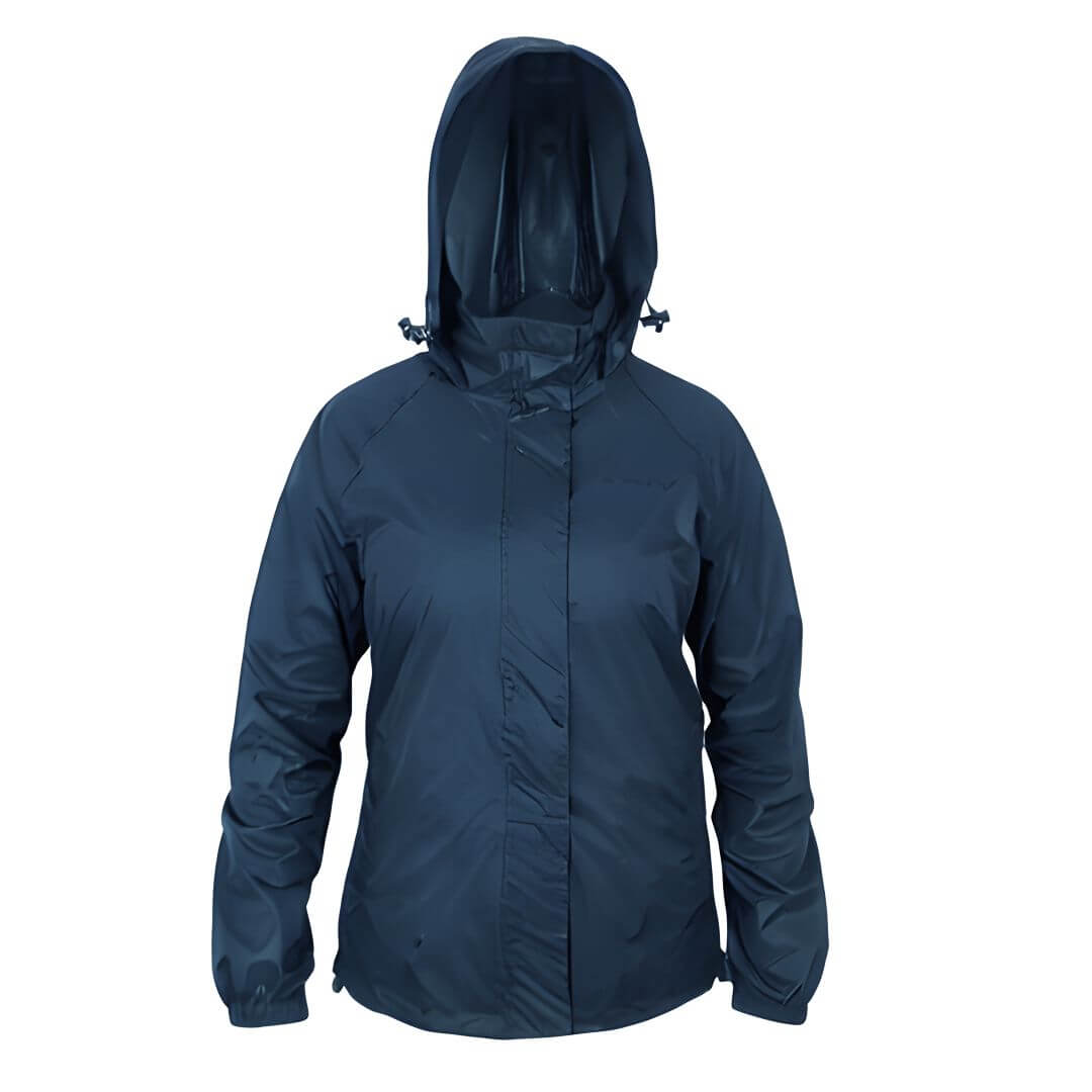 Regnjakke Dame Treklife Rain Packaway Blå