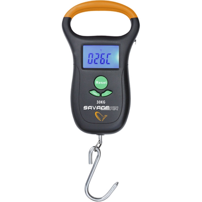 Savage Gear Digitalvægt   Fiskevægt    Målebånd  30 Kg Vægte