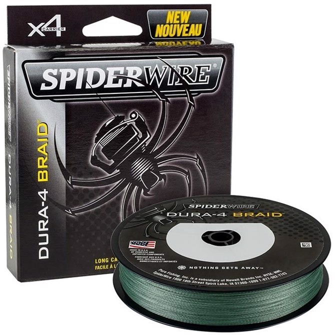 Spiderwire Dura-  Braid Mossgreen  150m-  20mm   17 0kg Fletline   Fireline