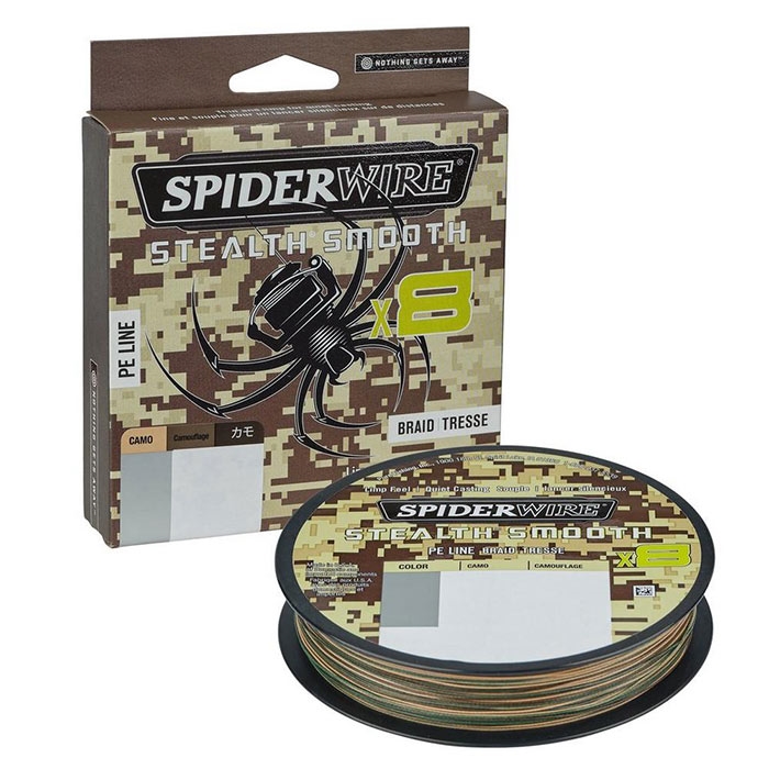 Spiderwire Stealth Smooth X8 Camo  150m-  09mm     5kg Fletline   Fireline