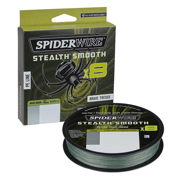 Spiderwire Stealth Smooth X8   Green  150m-  09mm     5kg Fletline   Fireline