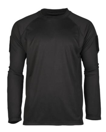 -shirt Langærmet Tactical Quickdry Sort