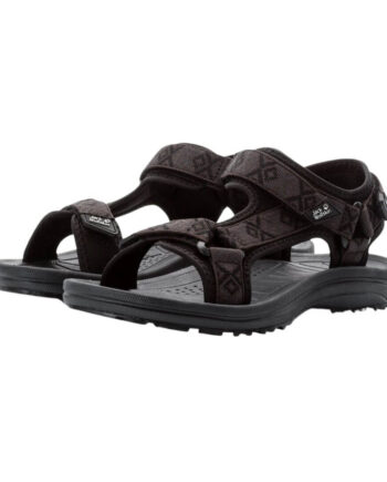 Vandresandaler Dame Jack Wolfskin Wave Breaker Sort