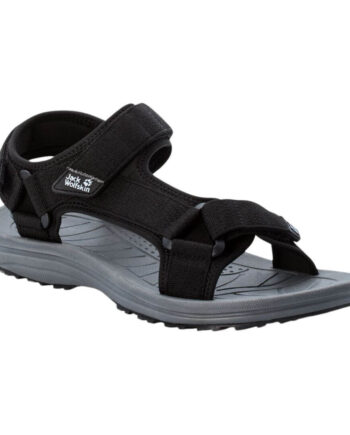 Vandresandaler Herre Jack Wolfskin Wave Breaker Sort