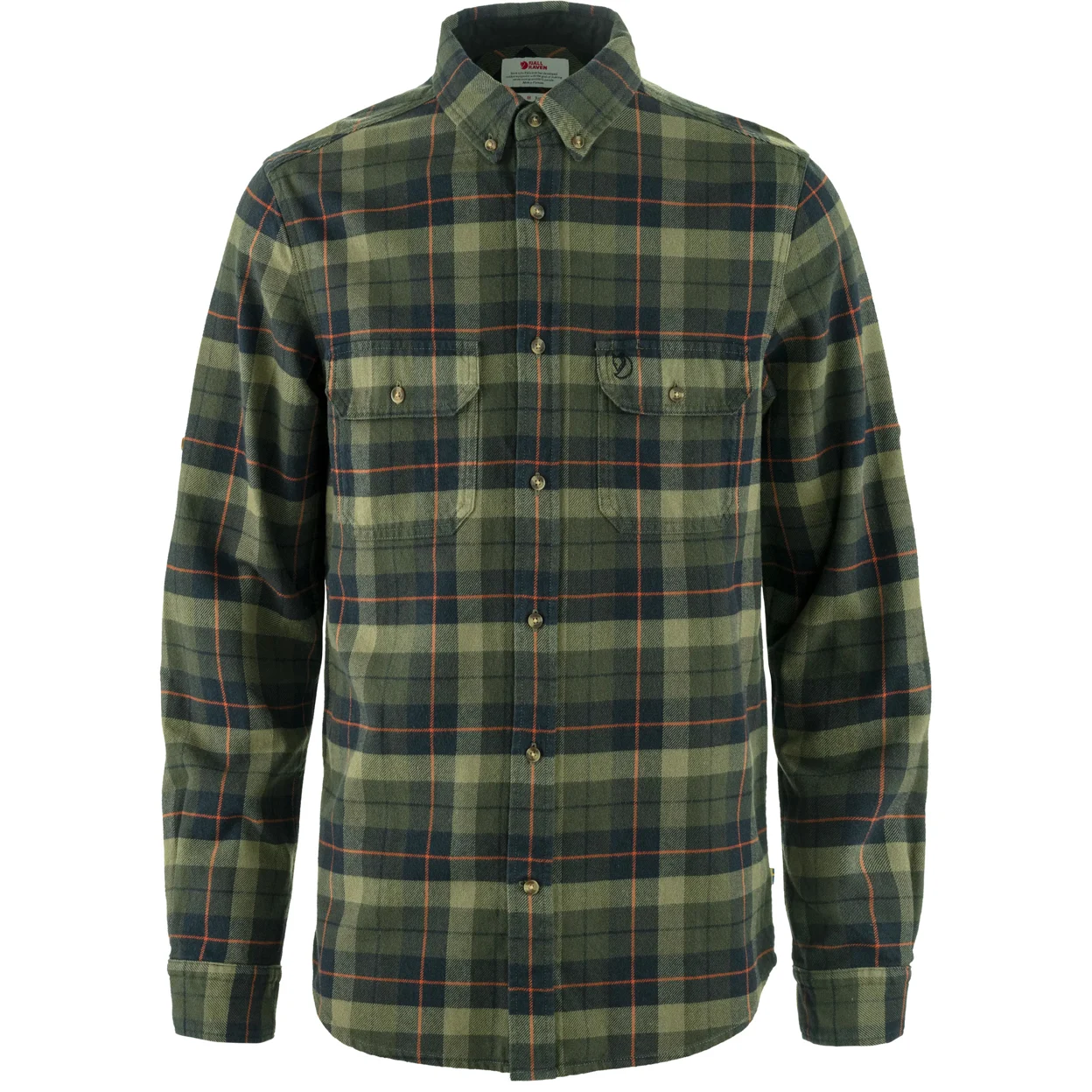 Fjällräven Singi Heavy Flannel Black-deep Forest