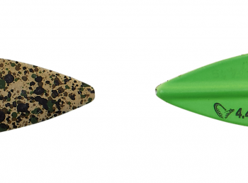 Lt Stickel Blade Rigged Sinking Pellet Gennemløbs Blink Pellet Uv Green   4g      Cm