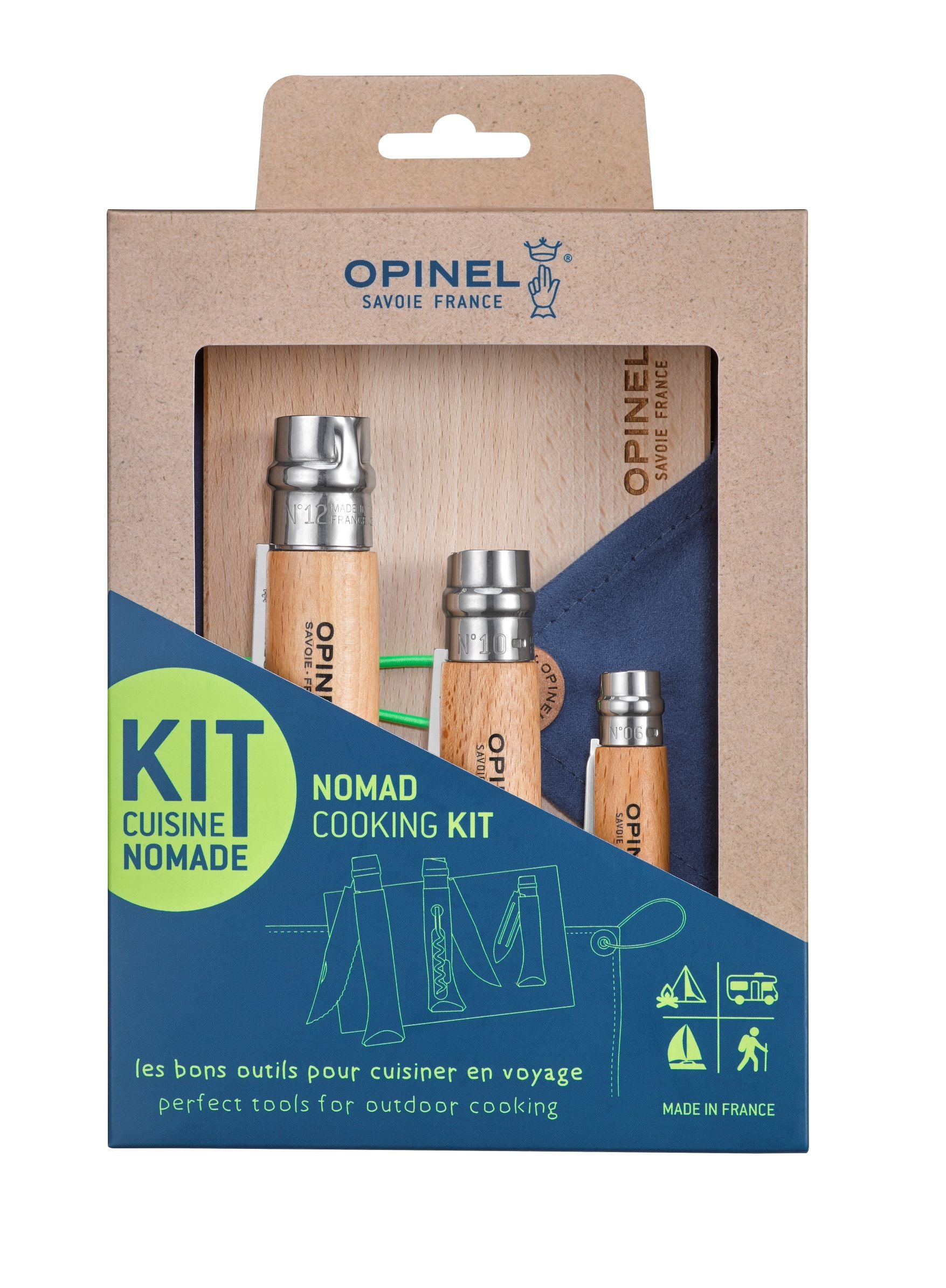 Opinel Nomad Cooking Kit Dele Bøg