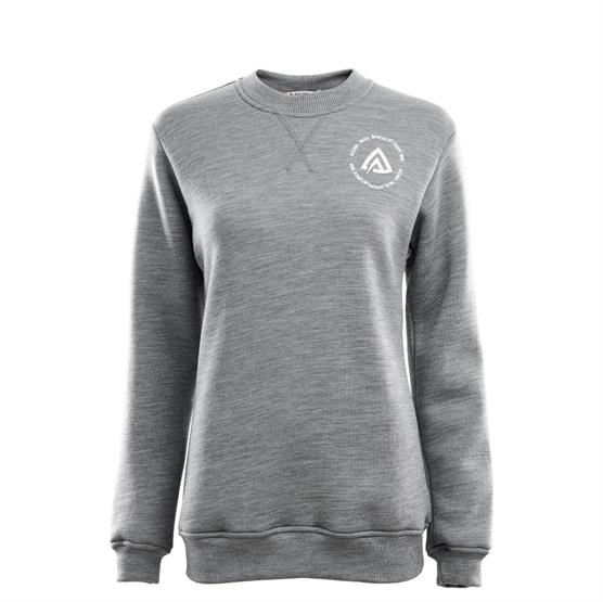 Aclima Fleecewool Crewneck Womens  Grey Melange