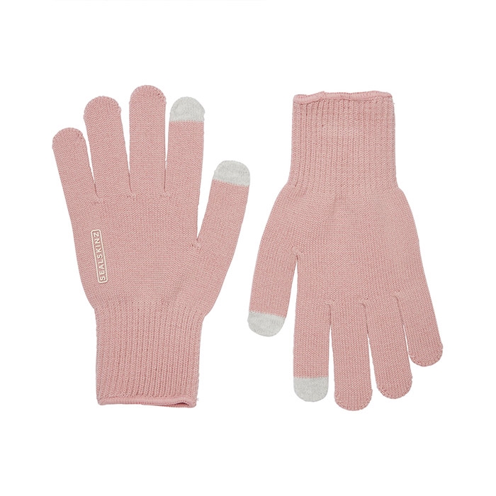 Sealskinz Hanworth Merino Handsker-pink Handsker