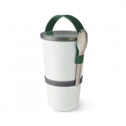 Black   Blum Lunch Pot Original White Olive Str  300ml 600ml Madkasse