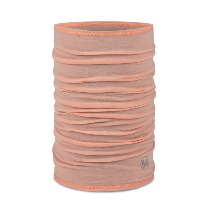Buff Lightweight Merino Wool Halsedisse-solid Coral Buff Og Lign