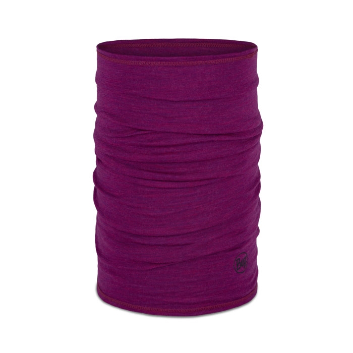 Buff Lightweight Merino Wool Halsedisse-solid Magenta Buff Og Lign