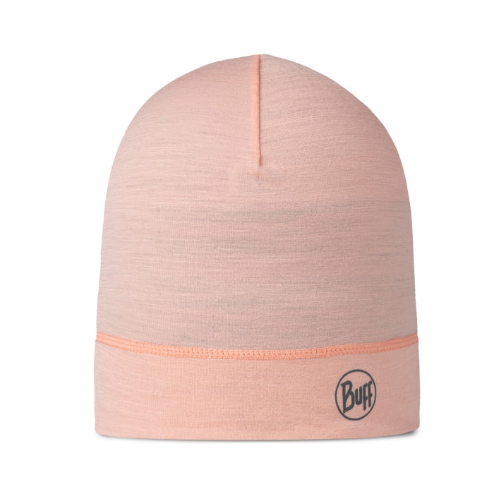 Buff Lightweight Merino Wool Hue-solid Coral Hue